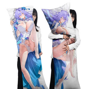 2 WAY Tricot Almohada de cuerpo completo Piel de melocotón Ondas borrascosas Cantarella Piel de melocotón Impreso personalizado Dakimakura Fundas - Product Image 1