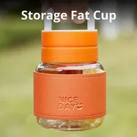 Tasse en verre créative avec poignée, style milk-shaker, pour eau, café, bureau, maison, cadeau
