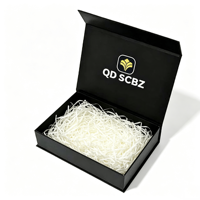 Maßgefertigte Umweltfreundliche Robuste Wasserdichte Vierfarbige Kraft-Wellpappe-Klappbox mit Magnetverschluss und Prägung ISO9001-Zertifiziert