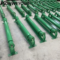 Rouleau à ailettes en acier au carbone thermolaqué standard CEMA pour usines chimiques