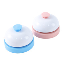 Sonnette d'appel pour table, sonnette ludique assortie aux couleurs, bouton sonore pour dressage de chien, outil d'entraînement pour animaux de compagnie, vente en gros, ABS et métal