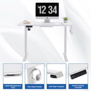 Escritorio <span class=keywords><strong>de</strong></span> Computadora Moderno con Motor Individual, Mesa <span class=keywords><strong>de</strong></span> <span class=keywords><strong>Trabajo</strong></span> Hecha a Mano, Diseño <span class=keywords><strong>de</strong></span> Altura Ajustable, Panel <span class=keywords><strong>de</strong></span> <span class=keywords><strong>Madera</strong></span>, Mesa <span class=keywords><strong>de</strong></span> <span class=keywords><strong>Trabajo</strong></span> <span class=keywords><strong>de</strong></span> Oficina para Uso Doméstico - Product Image 4