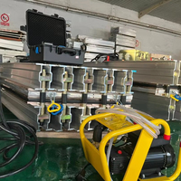 Machine de presse de vulcanisation d'épissage à chaud de bande transporteuse électrique portable