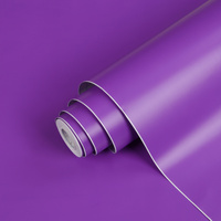 Papier peint auto-adhésif, autocollant mural en PVC de couleur unie, papier de contact mat imperméable pour tiroir de bureau, revêtement d'étagère