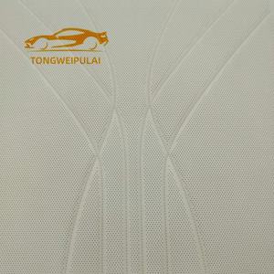 Résistant aux rayures pour tissus de sellerie automobile, rouleaux de cuir synthétique PVC, cuir de sellerie en vinyle souple gaufré et matelassé - Product Image 4