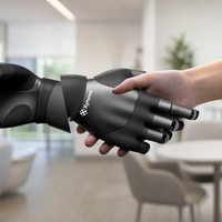 Xynova Flex1, Mano Diestra con IA Incorporada, Dispositivo de Investigación Robótica Humanoide para el Aprendizaje de Agarre
