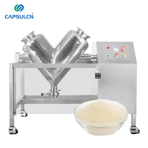 V-50 Pro 20L V Cone Mixing Dry Blenders For Dry Powders V Blender Mixer Machine With Protective Fence