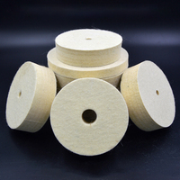 Disque de polissage en feutre de laine de haute qualité Tampons de polissage de qualité supérieure Roue de polissage en laine Abrasifs Disque à lamelles