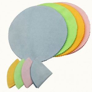 ผ้าไมโครไฟเบอร์เช็ดแว่นตาแบบกลม พิมพ์โลโก้ตามสั่ง - Product Image 1