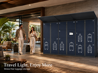 Casillero Inteligente para Equipaje, Sistema de Almacenamiento de Equipaje de Autoservicio, Sistema de Almacenamiento Seguro para Hoteles, Centros Turísticos, Centros Comerciales, OEM