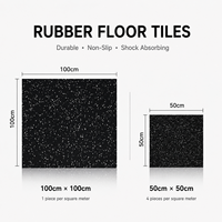 Tapete de Gimnasio de Goma Personalizable de 50*50 cm para Ejercicio en Casa, con Tamaño y Logotipo Personalizables, Antideslizante y de Alta Elasticidad