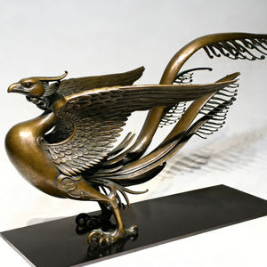 Fournisseur de statues et sculptures en métal d'animaux Feng Shui en bronze, grand format, personnalisées, à prix compétitif, directement de l'usine chinoise, pour l'art de jardin. - Product Image 3