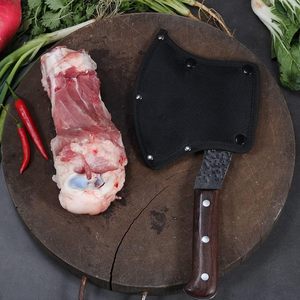 Couteau à désosser de 5 pouces, robuste et tranchant, avec lame pleine longueur, pour boucher, chef, viande, avec étui, idéal pour la cuisine, le camping et le barbecue - Product Image 5