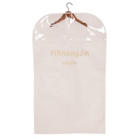 Sacs à vêtements non tissés imperméables en PVC avec fermeture à glissière, logo personnalisé, couverture de robe de mariée, emballage en tissu adapté aux voyages pour vêtements