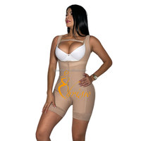 Faja boutonné une pièce Shapewear seins ouverts faciliter l'allaitement après l'accouchement femmes Shorts gaines