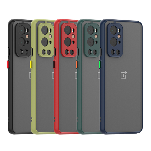 Shockproof Fine Hold Slim PC Matte Feel Skin Soft Color Border Edge TPU Phone Case for Oneplus 13R 13T 13 12 11 10 9 Pro