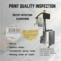 Machine d'inspection visuelle des codes à jet d'encre et laser sur bouteilles |   Système de détection de la qualité d'impression