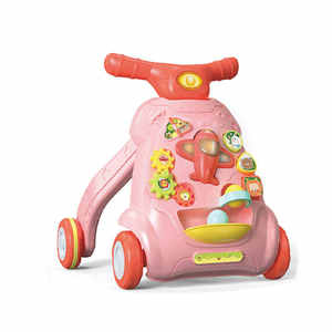 Großhandel Baby pädagogische musikalische Kinderwagen Baby Aktivität Walker mit Spiegel Orgel Zeichenbrett Kinder Kleinkind Walker - Product Image 6