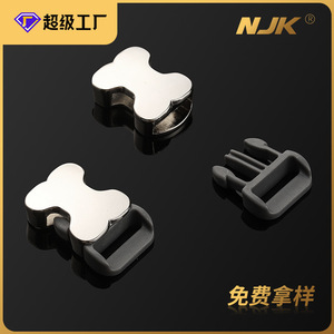 อุปกรณ์ล็อคกระเป๋า ขนาด 15 มม. วัสดุอัลลอยด์ สำหรับชิ้นส่วนกระเป๋า - Product Image 5