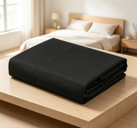 Drap en percale de coton respirant 200TC pour chambre d'hôtel