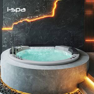 Bañera de Hidromasaje Moderna de Acrílico con Cascada, Estilo Praga - Product Image 3