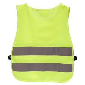 <span class=keywords><strong>Gilet</strong></span> de <span class=keywords><strong>sécurité</strong></span> haute visibilité pour enfants, jaune, réfléchissant, avec logo, pour la conduite de <span class=keywords><strong>vélo</strong></span> en extérieur la nuit - Product Image 3