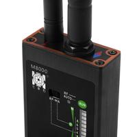 Détecteur de signaux RF portable M8000 ABS multifonction sans fil Wi-Fi 1 MHz-12 GHz GPS anti-espionnage