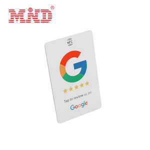 Google 검토 용 맞춤형 NFC 칩 소셜 미디어 플라스틱 명함 - Product Image 6