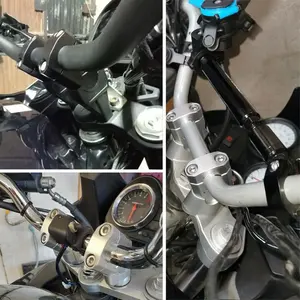 Nuevo Elevador de Manillar para Motocicleta <span class=keywords><strong>Kawasaki</strong></span> Eliminator <span class=keywords><strong>500</strong></span> SE 2024 400 450, Dispositivo de Elevación de <span class=keywords><strong>Motocross</strong></span>, Ajustable Delantero/Trasero - Product Image 6