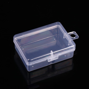 Emballage universel petite boucle de verrouillage transparent petite boîte vide boîte PP hameçon petit produit boîte à jouets éducatifs - Product Image 5
