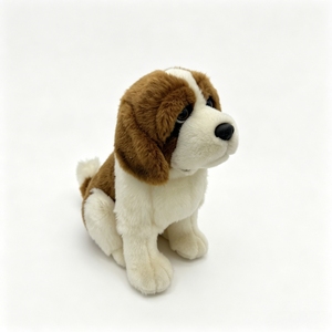 Peluche Realista de Perro <span class=keywords><strong>San</strong></span> <span class=keywords><strong>Bernardo</strong></span>, Juguete de Peluche Suave y Esponjoso, Cachorro Realista, Regalo de Peluche para Venta al por Mayor con Logotipo Personalizado - Product Image 6