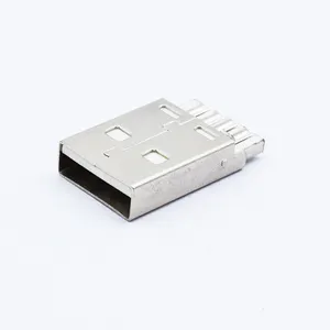 HOT SALE 20,6mm USB 2.0 4-poliger A-Stecker SMT-Schweiß draht anschluss für USB-Kabel USB 3.0-Anschluss