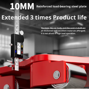 Un char omnidirectionnel à traction manuelle à haute intensité a été utilisé pour transporter le bétail au sol à midi, char à traction manuelle universel - Product Image 5