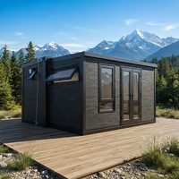 Maison mobile conteneur extensible de 20 pieds avec 2 cuisines, salle de bain et chambre – Maison modulaire à panneaux muraux en acier sculpté