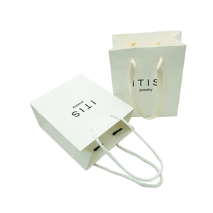 Quà Tặng Mini In Logo Thương Hiệu Bán Buôn Tùy Chỉnh Túi Mua Sắm Có Ruy Băng Và Dây - Product Image 5