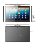 Tableta Inteligente Android de 15.6 Pulgadas para Reuniones, Kioscos y Señalización, FHD 1080P, MTK8183, 4GB, 64GB, HDMI, WiFi