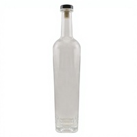 750ml Maßgefertigte Farbige Matte Frostglas Wein- & Spirituosenflaschen mit Korkverschlüssen für Whisky-Verpackungen