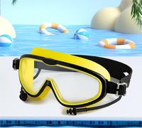 Großhandel High Definition Kinder Schwimm brille mit Gehörschutz Soft Strap Anti-Fog UV-Schutz Schwimm brille
