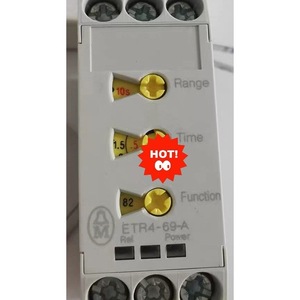 โมเอลเลอร์ ไทม์รีเลย์ ETR4-69-A 230V 15A ตัวตั้งเวลา 1 นาที ถึง 12 ชั่วโมง สำหรับใช้งานในอุตสาหกรรม - Product Image 1