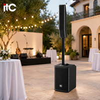 Altavoz de Columna con Reducción de Ruido de un Solo Botón, Altavoz de Columna Activo, Altavoz Profesional, Altavoz de Columna para Sistema PA