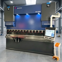 Presse plieuse CNC hydraulique automatique efficace 50 tonnes 2000 mm