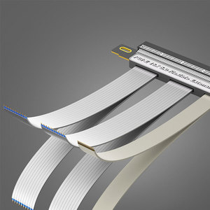 Cable de Extensión Flexible PCI-E 16X 5.0 de 20CM, Adaptador PCI, Riser PCIe, Conector PCIe de 90 y 180 Grados para Tarjetas GPU, Transmisión de Alta Velocidad - Product Image 3