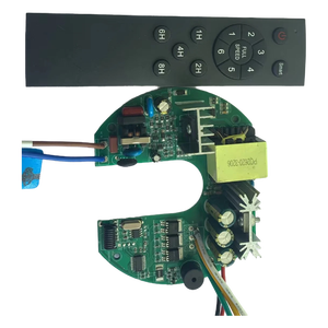Hot Bán Tấm Năng Lượng Mặt Trời 12V DC BLDC Quạt Trần Bảng Mạch PCB Bảng Mạch Điện Tử Với Điều Khiển Từ Xa - Product Image 5