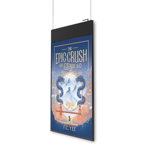 Écran d'affichage publicitaire double face suspendu pour intérieur 43 pouces, écran LCD de fenêtre/plafond, affiche numérique, kiosque RCL-430 - Product Image 1