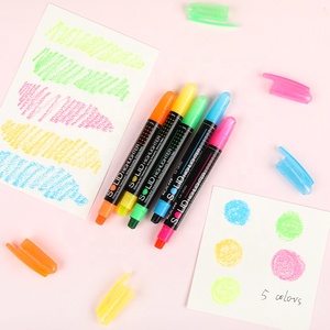 Gxin G-300 Nhà Máy Chuyên Nghiệp Bán Buôn Cung Cấp 5 Màu Sắc <span class=keywords><strong>Highlighter</strong></span> Bút Biểu Tượng Tùy Chỉnh Gói Nước Dựa <span class=keywords><strong>Highlighter</strong></span> Bút Đánh Dấu - Product Image 5