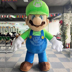 Costume de mascotte gonflable <span class=keywords><strong>Mario</strong></span> <span class=keywords><strong>Luigi</strong></span> Ours polaire Panda de haute qualité Taille 2m 2,6m 3m Costume de cosplay pour adulte à vendre - Product Image 2