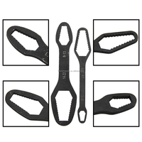 14-22/8-13 clé à bague universelle auto-serrante de 3.5mm d'épaisseur outils de réparation Double extrémité clé multifonction universelle