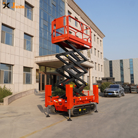 Plateforme élévatrice mobile hydraulique à ciseaux électrique de 8 m en gros, plateforme élévatrice à ciseaux hydraulique pour une seule personne