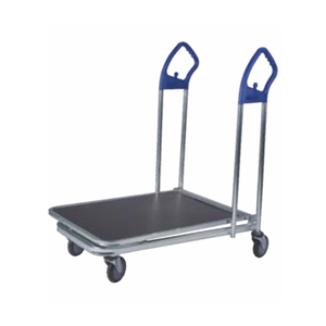 Troli memetik pegangan ganda truk tangan dapat ditumpuk roda TPR troli Platform tugas berat - Product Image 3