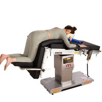 Table d'opération médicale électrique multifonctionnelle à double commande en acier inoxydable